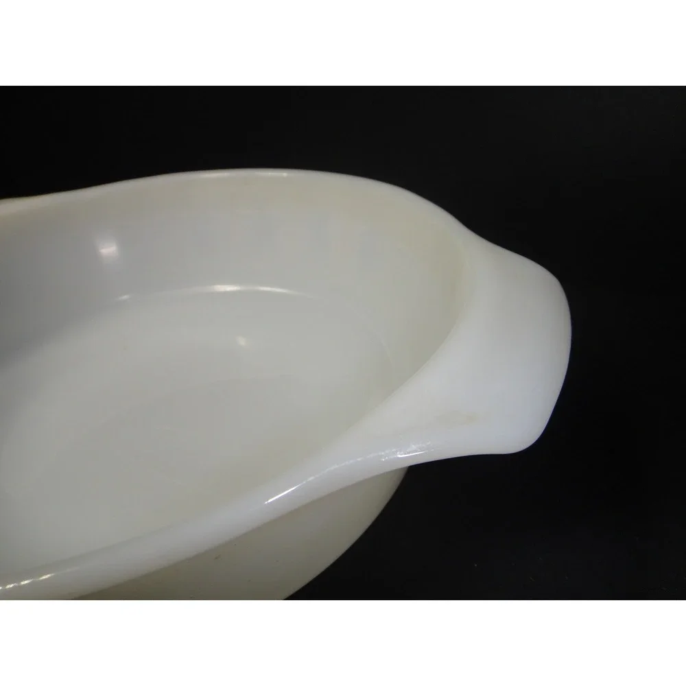 Vintage Fire-King Anchor Hocking 437 Candle Glow Atomic Starburst Casserole Dish
